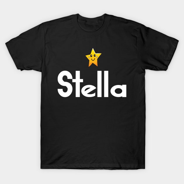 Stella Cute Star Name Stella Meaning Star T-Shirt by ProjectX23